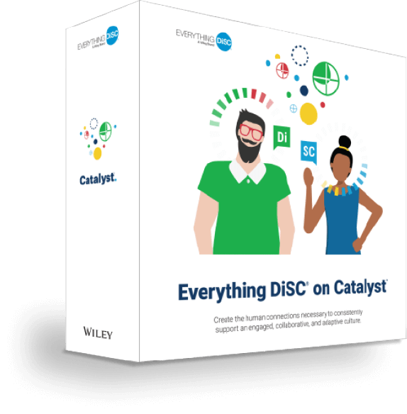 Everything DiSC on Catalyst Facilitation Kit Box.