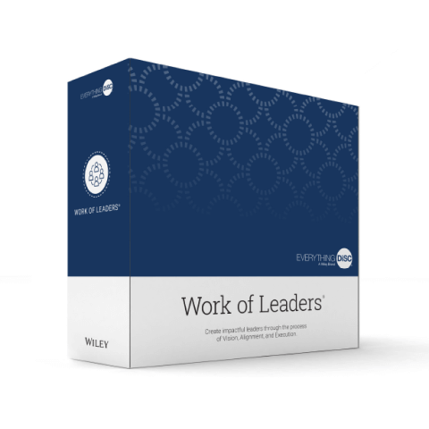 Everything DiSC Work of Leaders Facilitation Kit Box.