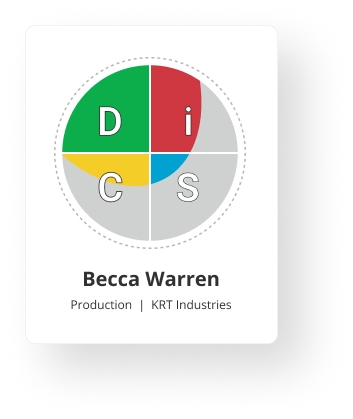 Becca Warren Disc Card
