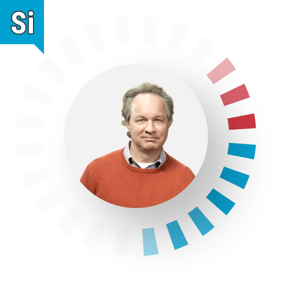 Man with an Si style DiSC halo.